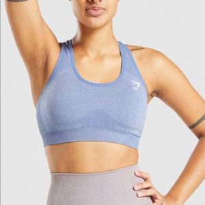Gymshark Vital Seamless Sports Bra Marl Blue